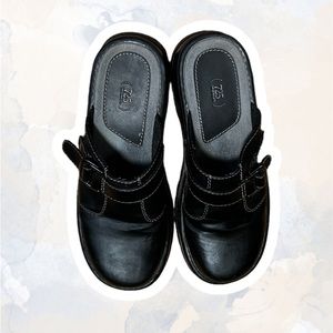 Vintage Y2K 725 original Black Chunky Clogs